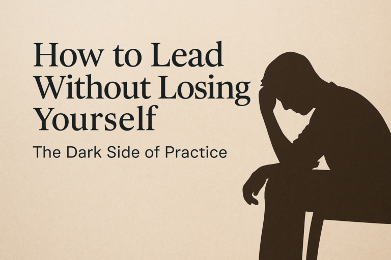 How to lead without losing yourself