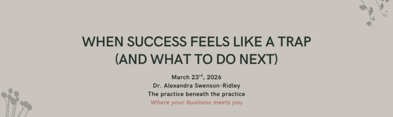 when success feels like a trap